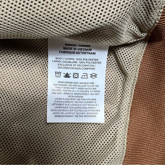 NWT Nike Men’s L Full Zip Brown Tan Windrunner Windbreaker Hooded Jacket Vented - Picture 12 of 16